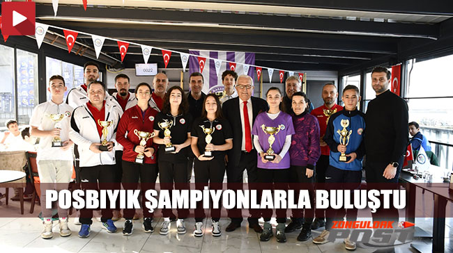 Şampiyon Sporcularla Bir Araya Geldi